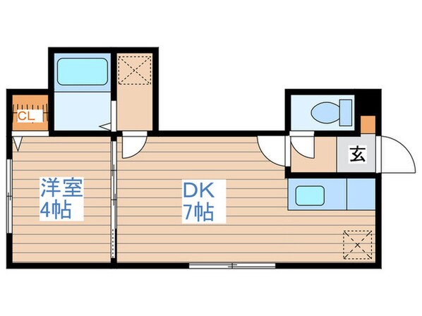 ジュネスコ－ト旭町壱番館の物件間取画像